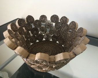 Handmade Recycled Around Basket