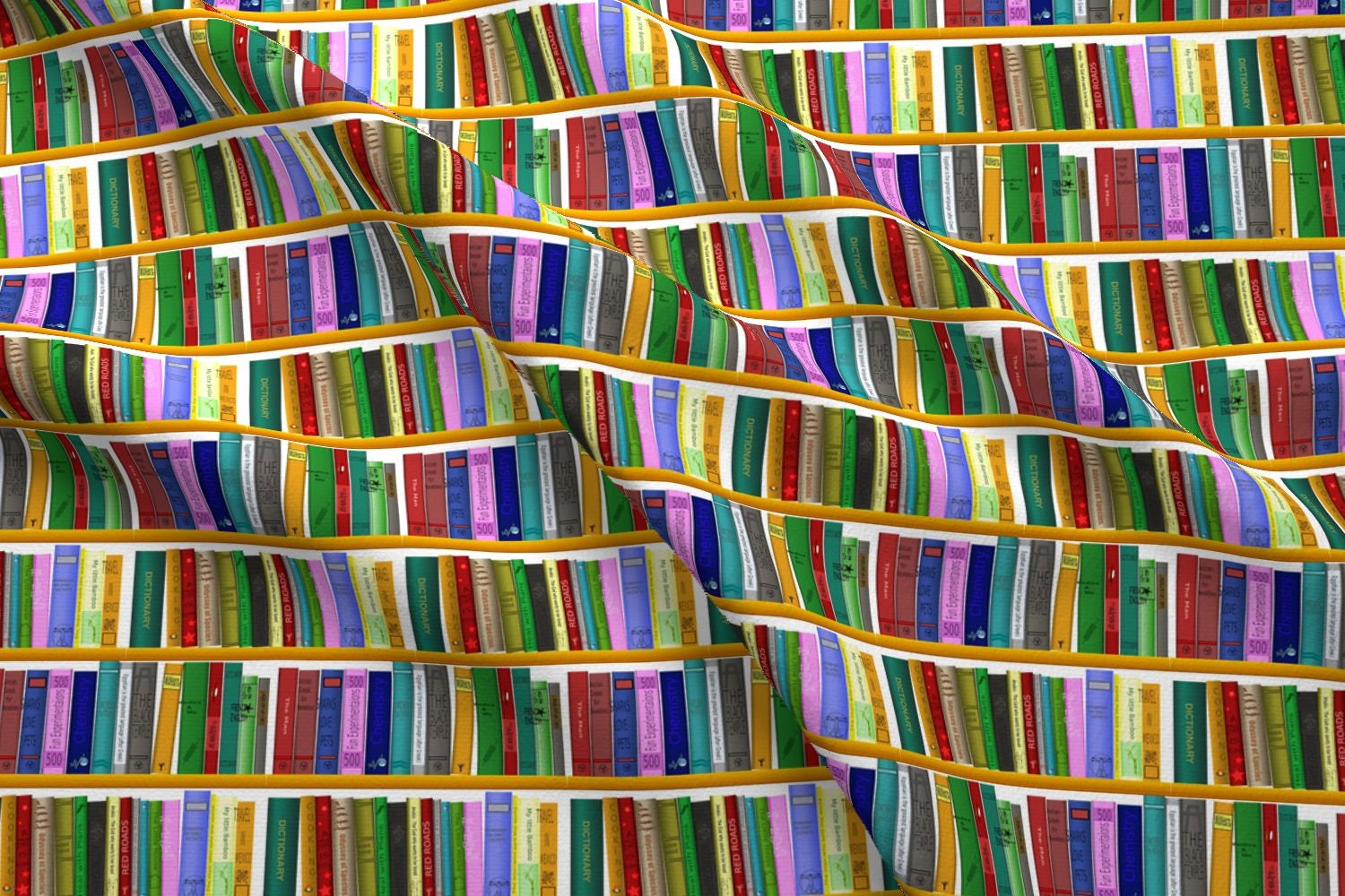 Bookshelf Fabric Book Shelf By Stofftoy Library Books