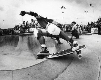 Christian Hosoi 80s Skateboarding Photo - J Grant Brittain Skate Photo - Skateboarding Photography Print