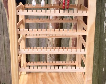 25" Large Wood Earring Display - Earring Rack - Earring Card Holder - Earring - Jewelry Display - Earring Stand - Earring Organizer Stand
