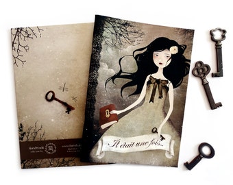 Once Upon a Time (Il Etait une Fois) - A5 Handmade Notebook