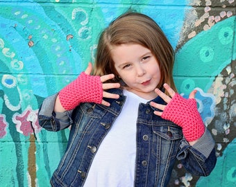 Children's Fingerless Gloves 3 pack - Children's Gloves - Kids Gloves - Toddler Gloves - Wrist Warmers - Stocking Stuffers
