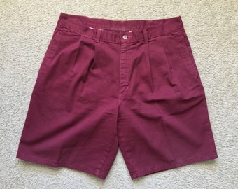Men's Vintage 90s Duck Head Red Casual Shorts Size 34