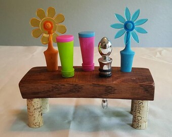 Wine Bottle Stopper Holder
