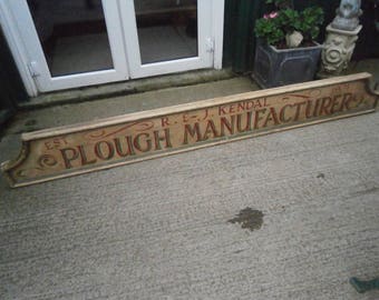 Wooden Shop Sign - Vintage