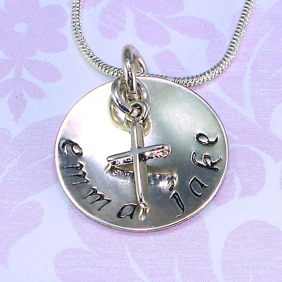 Religious Faith Jewelry Personalized Hand Stamped Sterling