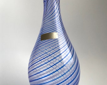 Nightingale's Eye' Glass Vase by Paşabahçe, Turkey