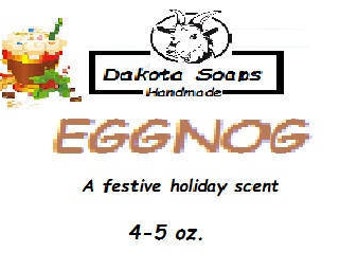 limited holiday editions-EggNog cold process soap