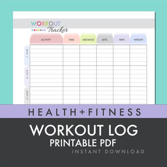 workout log download