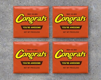 CONGRATS Reese's Peanut Butter Cup Toppers – Instant Download Printable Files – Congratulations Party Favors – Congrats Grad – Congrats Gift