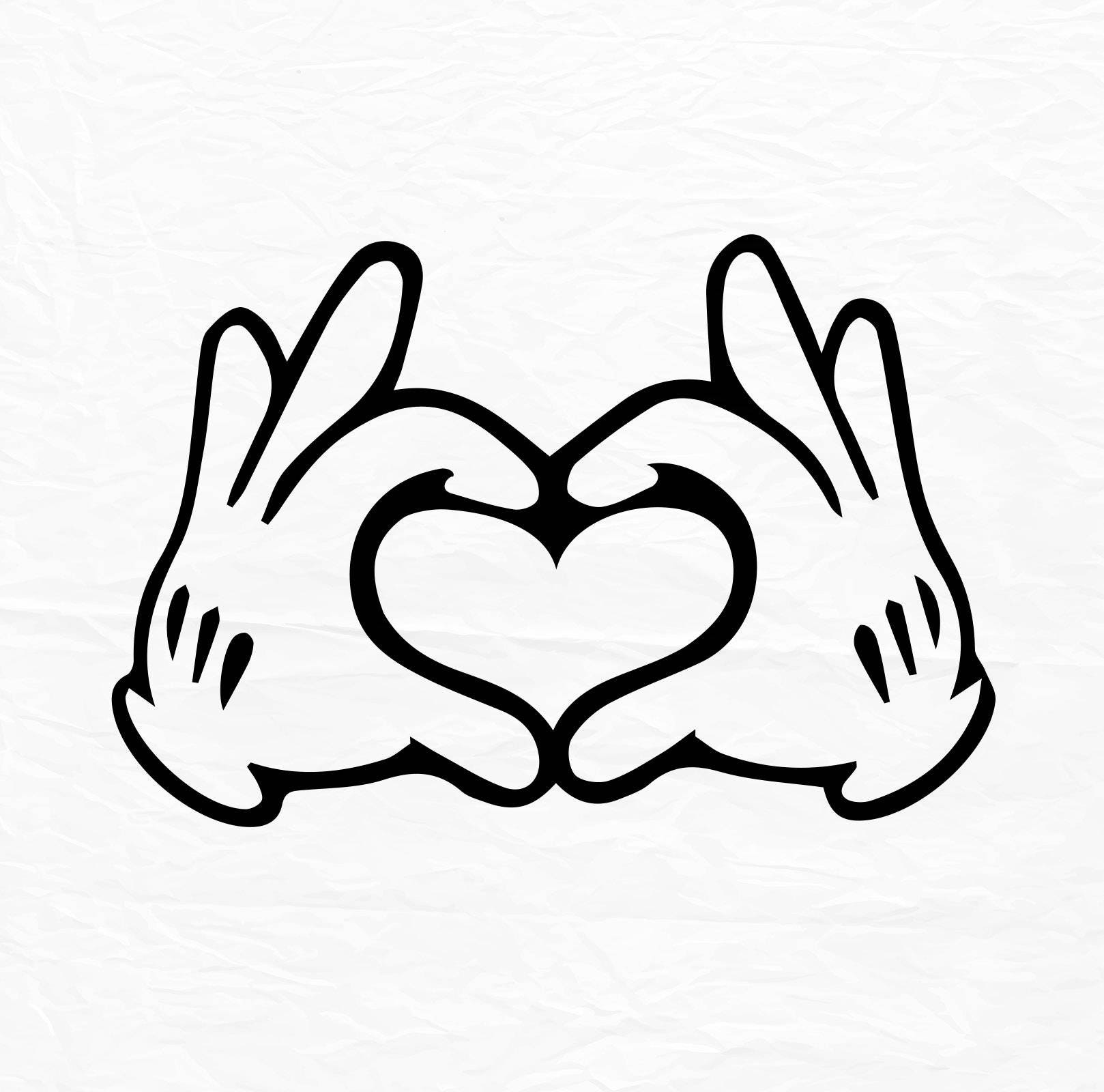 Free Free Love Mickey Svg 908 SVG PNG EPS DXF File