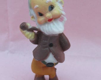 Vintage Kitsch Plastic Gnome Figurine
