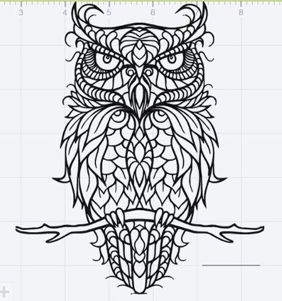 Free Free 289 Cricut Owl Mandala Svg SVG PNG EPS DXF File