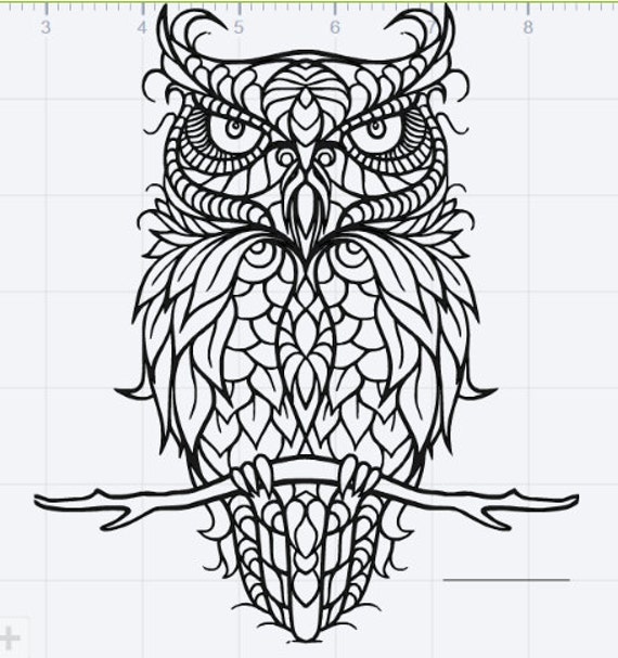 Download Mandala Owl Design SVG EPS DXF Studio 3 Cut File from ...