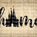 home svg, disney svg, silhouette, cricut, cut file, home cut file, svg, digital file, disney home svg, castle, vinyl,htv, cut file, princess