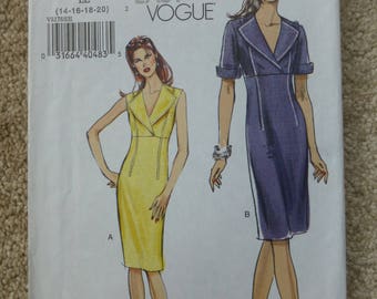 Vogue pattern V8178Very easy Vogue Size 14-16-18-20