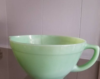 Vintage Fire King Jadeite Green Mixing Bowl