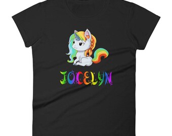 Jocelyn Unicorn Ladies T-Shirt