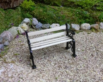 Garden Bench Miniature for Fairy Garden Outdoor Furniture Supplies