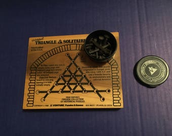 The Original Triangle Solitaire Historical Puzzle Game