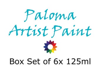 Paloma Artist Paint Box Set of 6x 125ml