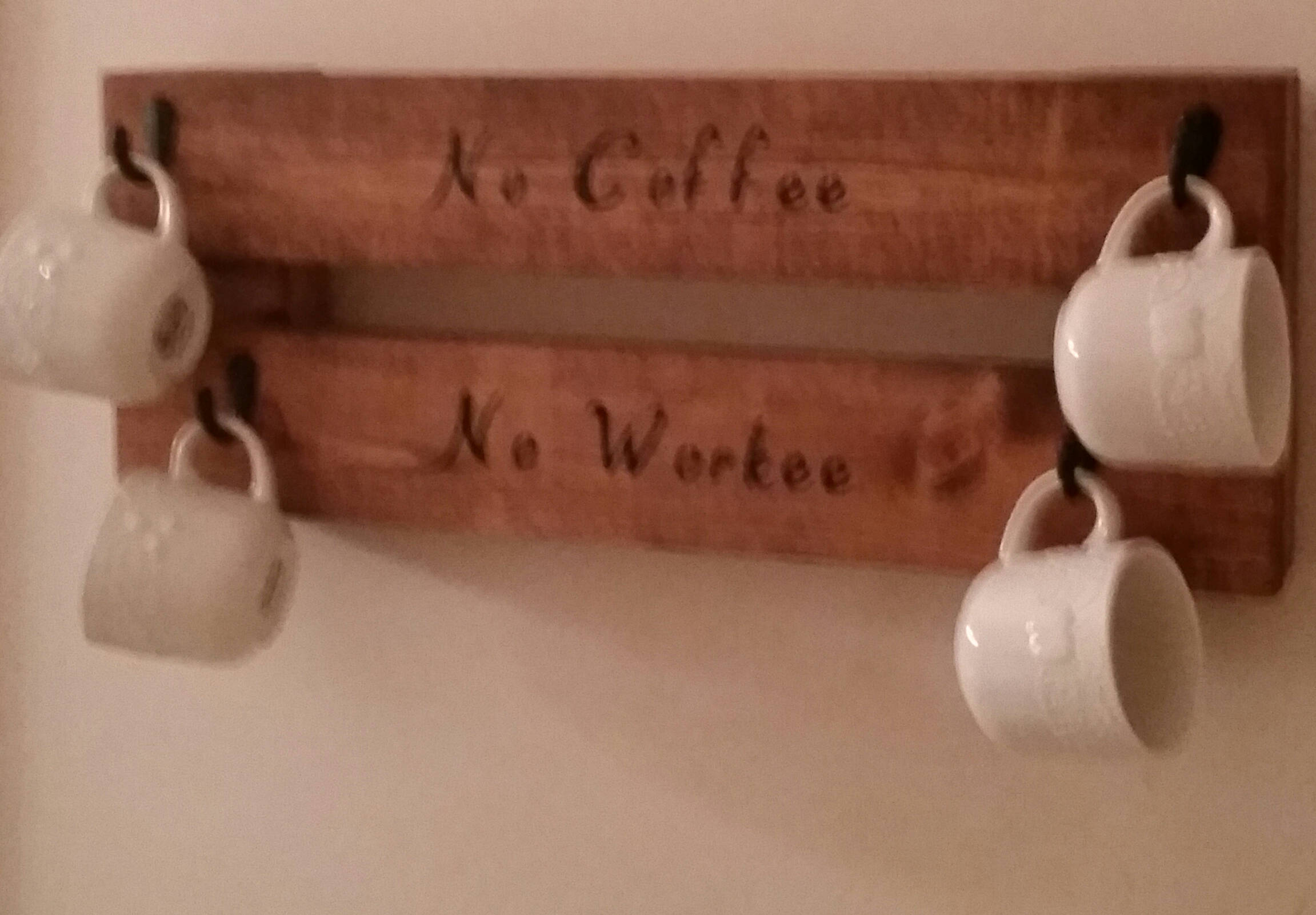 Personalized Coffee Mug Rack - Rustic Coffee Mug Rack - Family ... Personalized Coffee Mug Rack - Rustic Coffee Mug Rack - Family ...