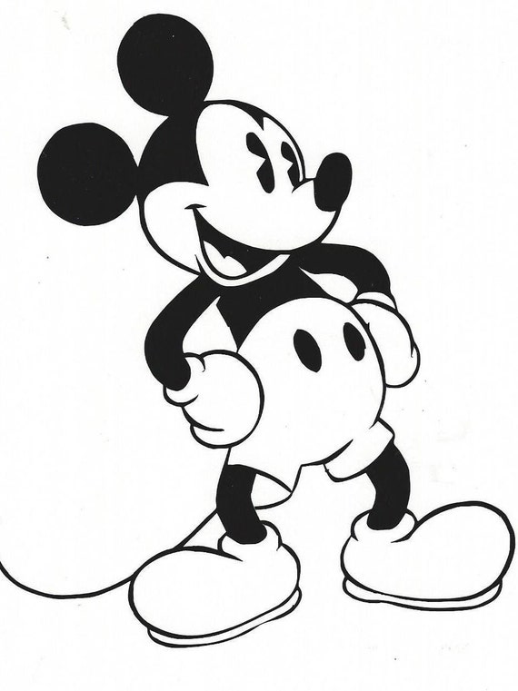 Mickey Mouse standing vinyl decal