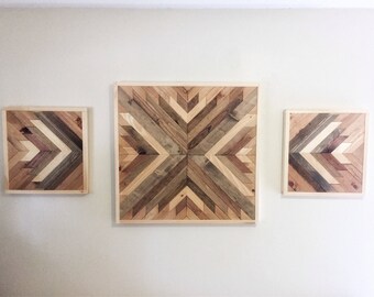 Reclaimed wood wall art, wood wall decor, farmhouse decor, rustic wall art, wood wall hanging