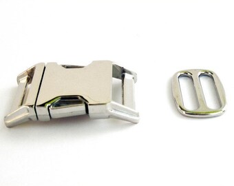 Nickel Plate Hardware Upgrade For Your Dog Collar