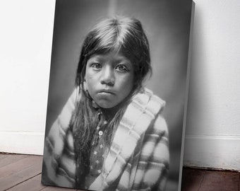 Native American Indian Canvas Print, Ah Chee Lo ca. 1905, Indigenous Americans, American Indian, indigenous people, NA26C