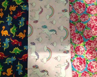 KinderMat Nap Mat Cover and Pillowcase 19x45DinosaursUnicornsPrincessesCarouselCarsMermaidsBugsRocketsLilyPawPatrol
