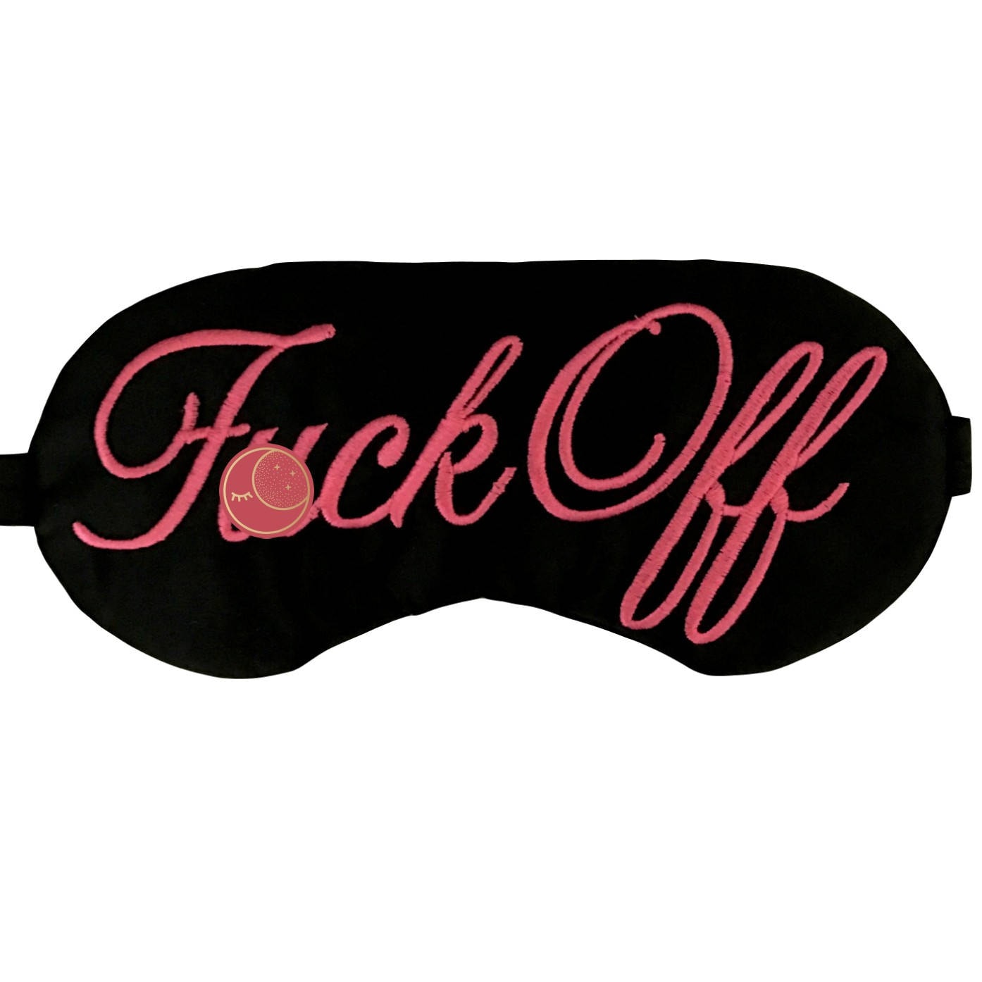 Mature Classy Shameless Fuck Off Sleep Mask Black And Hot Pink