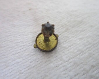 Antique Victorian Faux Diamond Stud Tie Tack Collar Stud