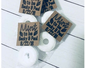 Mint To Be Wedding Favors/Fully Assembled/Candy Favor