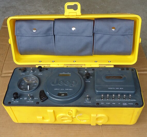 jeep radio vintage boombox cassettecd player/blasters