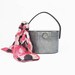 RESERVED For Melanie// Gorgeous WILARDY Pearlized Silver Gray Lucite Purse
