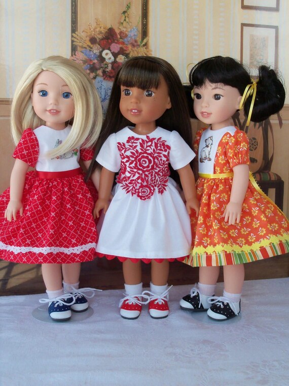 Fits 14" Size Wellie Wisher® / Saddle Oxford Shoes / Custom Adorned to Your Specs / Accessories for American Girl Wellie Wishers®