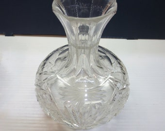 American Brilliant Decanter, Cut Glass Decanter