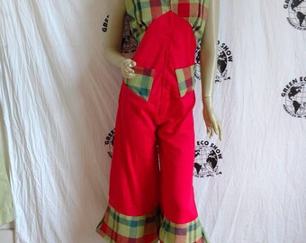 Womans Romper Jumpsuit Sz 6 Hermans cotton USA