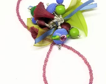 Book Thong | Beaded Bookmark | Bridesmaid Gift | Unique Book Mark | Reader Gift | Book Club
