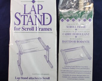 Deluxe Hardwood Scroll Frame Floor Stand H400 and 4"x8" Frame H48