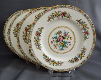 A Set of 4 Coalport, 'Ming Rose' Pattern, Dinner Plates