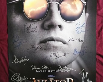 The Aviator Handsigned Poster by 14 Cast Members