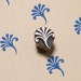 Floral Pattern 118, wood block stamp