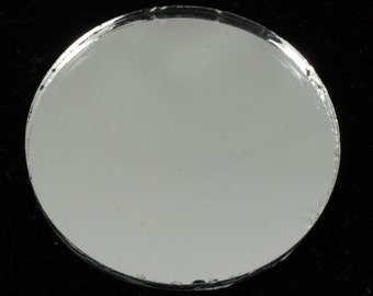 25mm Round Glass Mirror (2 pcs) #1822