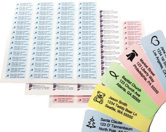 Return Address Labels - 500 Personalized Labels