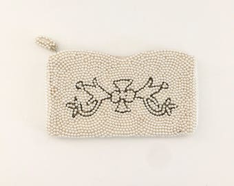 Vintage Purse - Pearl Clutch - Evening Purse - Woman Accessory