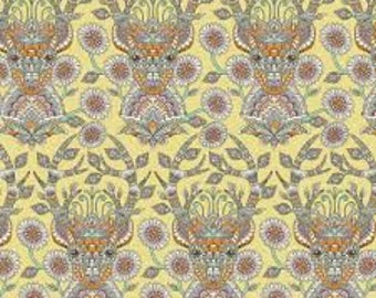 Tula Pink Moonshine-Deer Me in Dandelion, Fat Quarter or More