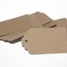 500 Paper Tags in kraft card stock - gift tags - wedding favor tags - merchandise tags