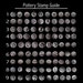 Pottery Stamps, (Set Of 10)